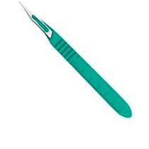 Скальпель №11 одноразовый стерильный с пластмассовой ручкой (1шт.), Ribbel 0001916160