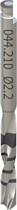 Короткое пилотное сверло 1, Ø 2,2 мм, L 33 мм, Stainless steel 044.210