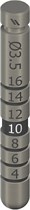 Глубиномер, Ø 3,5 мм, L 26 мм, Ti 046.450