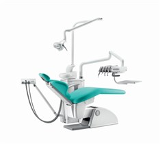 Стоматологическая установка OMS Linea Esse Plus (Италия), верхняя подача, с мобильным креслом Arcadia EXT, цвет 027 салатовый 508719