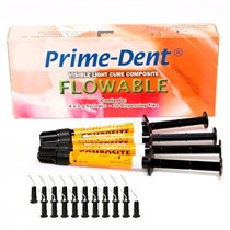 "Composite текучий Флоу А3 Prime-Dent"" (4 шпр х 2 гр + наконечники для шприцов 20 шт.) Набор" st188747