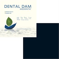 Medenta Dental Dam - завеса резиновая "Раббер дам" Медента черная/средняя 09004