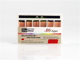 DiaDent Group International Штифты гуттаперчевые 06 №40, с миллиметровой маркировкой , 60 шт. (DiaDent) 0390095Dm.40.