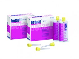Слепочная масса А-силиконовая Betasil vario light - корригирующий слой высокой текучести 2Х50 мл (без упаковки) 82500разборка