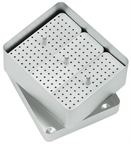 Asa Dental AL2741-1 - подставка для эндоинструментов (180 штук), 125*105*54 мм, алюминий AL2741-1