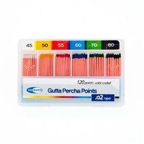 "META BIOMED CO., LTD. Штифты гуттаперчевые Медента"" 02 №45-80, эндоканальные , 120 шт" GUT45-80P21