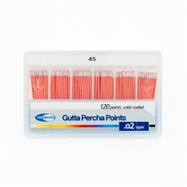 "META BIOMED CO., LTD. Штифты Медента"" гуттаперчевые 02 №45, эндоканальные, 120 шт  (Meta)" GUT45Р21