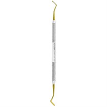 Asa Dental 1208T-1 - штопфер-гладилка N1 двусторонняя (шарик-гладилка) с нитрит-титановым покрытием (золотым) 1208T-1