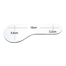 Зеркало лингвальное, PURE REFLECT, для фотосъемки, узкое, двустороннее, 15x5,6x3,2 см MZP546.