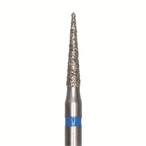 Бор алмазный 858 012 FG, синий, 5 шт. Форма: конус с заостренным концом 858.FG.012