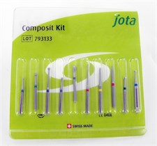 Набор боров для терапии Composite Kit  (10 инструментов), в пластиковой коробке 1858 CompositeKit