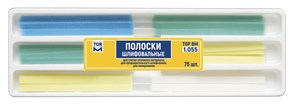 Полоски 1.055 шлифовальные универсальные на лавсановой основе, набор, 75 шт. (ТОР ВМ) 1.055