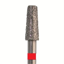 Бор алмазный 846 025 FG, красный, 5 шт. Форма: конус с плоским концом 846F.FG.025