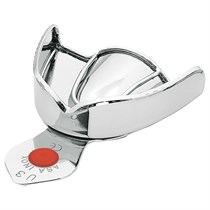 Asa Dental 2803-U2 - ложка слепочная верхняя большая (L) без перфорации с бортиками, с цветной кодировкой (голубая) 2803-U2