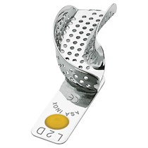 Asa Dental 2801-L2D - ложка слепочная верхняя малая (S) половина, с перфорацией без бортиков (левый верх-правый низ) 2801-L2D