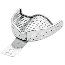 Asa Dental 2804S-U4 - ложка слепочная верхняя средняя (M) с перфорацией с бортиками 2804S-U4