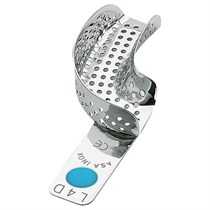 Asa Dental 2801-L4D - ложка слепочная верхняя средняя (M) половина с перфорацией без бортиков (левый верх-правый низ) 2801-L4D