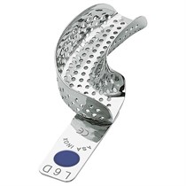 Asa Dental 2801-L6D - ложка слепочная верхняя большая (L) половина с перфорацией без бортиков(левый верх-правый низ) 2801-L6D