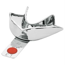 Asa Dental 2807-L3 - ложка слепочная нижняя малая (S) без перфорации с бортиками 2807-L3