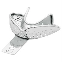 Asa Dental 2804S-L3 - ложка слепочная нижняя малая (S) с перфорацией с бортиками 2804S-L3