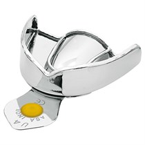 Asa Dental 2803-U4 - ложка слепочная верхняя малая (S) без перфорации с бортиками, с цветной кодировкой (жёлтая) 2803-U4