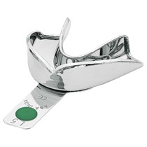 Asa Dental 2807-L5 - ложка слепочная нижняя средняя (L) без перфорации с бортиками 2807-L5