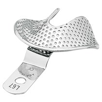 Asa Dental 2806-L67 - ложка слепочная нижняя средняя (M) с перфорацией для беззубых челюстей 2806-L67