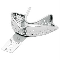 Asa Dental 2804S-L4 - ложка слепочная нижняя средняя (M) с перфорацией с бортиками 2804S-L4