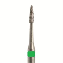 Бор алмазный 889L 010 FG, зеленый, 5 шт. Форма: игла на удлиненной ножке 889LG.FG.010