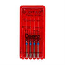 Lentulo  N2 L21 (ISO 40-45), 4 шт. - каналонаполнитель машинный, d = 0,8 мм (синий). A002222100212