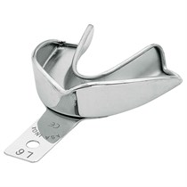 Asa Dental 2807S-L6 - ложка слепочная нижняя очень большая (XL) без перфорации с бортиками 2807S-L6