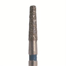Бор алмазный 846R 016 FG, синий, 5 шт. Форма: конус с закругленным концом 846R.FG.016