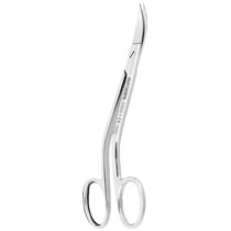 Asa Dental 0302-1 - ножницы для десны изогнутые по плоскости в области лезвия и в области ручки, 12,5 см 0302-1