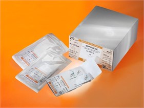 Шовный материал Суполен HR 12, 4/0 USP, 75 см. 9022К