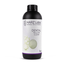 Фотополимер HARZ Labs Dental Yellow Clear для LCD/DLP принтеров DentalYellowClear