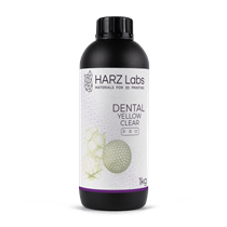 Фотополимер HARZ Labs Yellow Clear Pro Resin для LCD/DLP принтеров, ( для печати хир. шаблонов) 1 литр DentalYellowClearPro