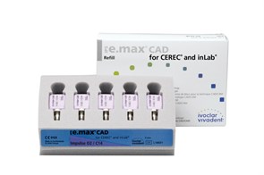 Блоки Ivoclar Vivadent IPS emax CAD CEREC/inLab Imp O1 C14 5 шт 637793