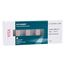 VITA ENAMIC for inLab - блоки из гибридной керамики, высокая прозрачность, цвет 2M2-HT, размер EM10, 5 шт EC42M2HTEM10