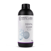 Фотополимер HARZ Labs Dental Clear pro для LCD/DLP принтеров, 1 литр (прозрачный) DentalClearpro