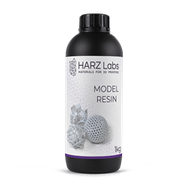 Фотополимер HARZ Labs Model Resin white для LCD/DLP принтеров, 1 литр ModelResinwhite