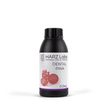 Фотополимер HARZ Labs Dental Pink для LCD/DLP принтеров, 0,5 л DentalPink0-5