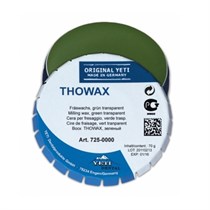 Воск фрезерный THOWAX, зеленый, прозрачный, жестяная банка 70 г. 725-0000