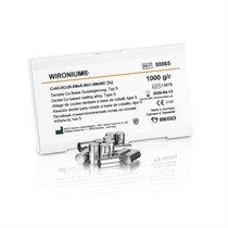 Wironium - кобальт-хромовый сплав для бюгельного протезирования, 1000 г 50065