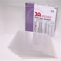 3A Medes EV Gasket Splint 060 - пластины квадратные для изготовления ортодонтических шин, размер 127x127 мм, толщина 1,5 мм, 15 шт. ST3-12-GS6-sq