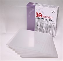 3A Medes EV Gasket Splint 040 - пластины квадратные для изготовления ортодонтических шин, размер 127x127 мм, толщина 1,0 мм, 25 шт. ST3-13-GS4-sq