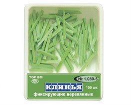 "Клинья фиксирующие, деревянные ""ТОР ВМ""1.080-5 Клинья фиксирующие, деревянные, зеленые, ТОР ВМ (Россия)" 1.080-5