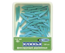 "Клинья фиксирующие, деревянные ""ТОР ВМ""1.080-3 Клинья фиксирующие, деревянные, голубые, ТОР ВМ (Россия)" 1.080-3