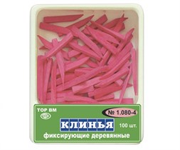 "Клинья фиксирующие, деревянные ""ТОР ВМ""1.080-4 Клинья фиксирующие, деревянные, красные, ТОР ВМ (Россия)" 1.080-4