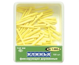 "Клинья фиксирующие, деревянные ""ТОР ВМ""1.080-2 Клинья фиксирующие, деревянные, желтые, ТОР ВМ (Россия)" 1.080-2