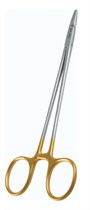 Стоматологический иглодержатель, карбид вольфрама, 18 см, Mr.Curette Tech, Южная Корея" NTC-04